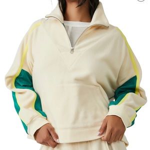 FP Movement by Free People Arena Stripe Half Zip Pullover